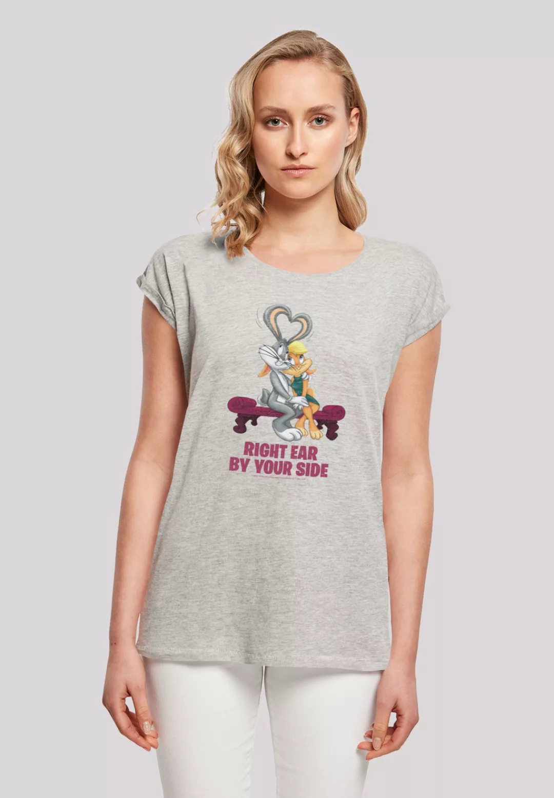 F4NT4STIC T-Shirt "Looney Tunes Bugs And Lola Valentines Cuddle", Print günstig online kaufen