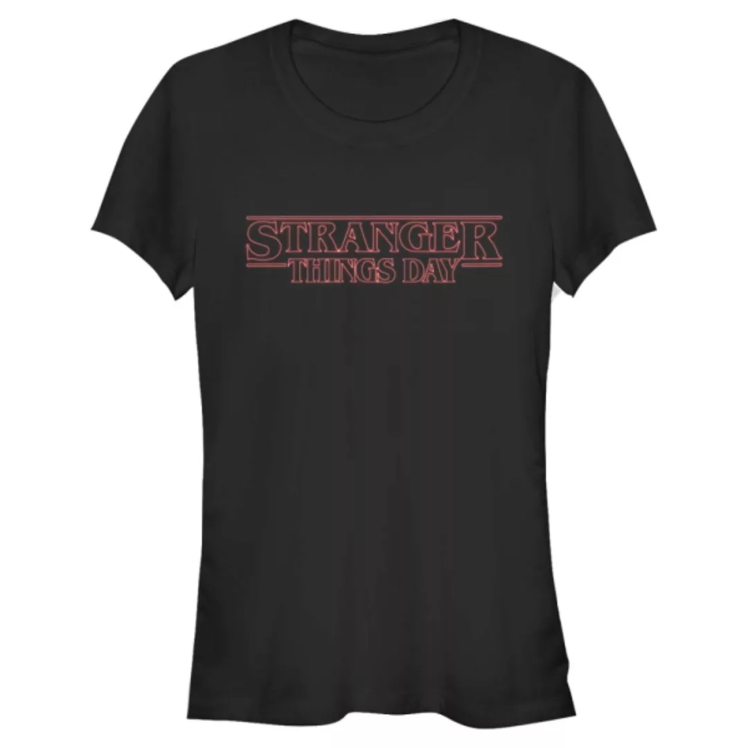 Netflix - Stranger Things - Logo Day - Frauen T-Shirt günstig online kaufen