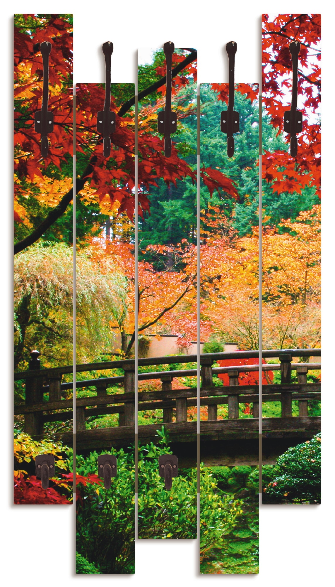 Artland Garderobenleiste "Eine Brücke im japanischen Garten", teilmontiert günstig online kaufen