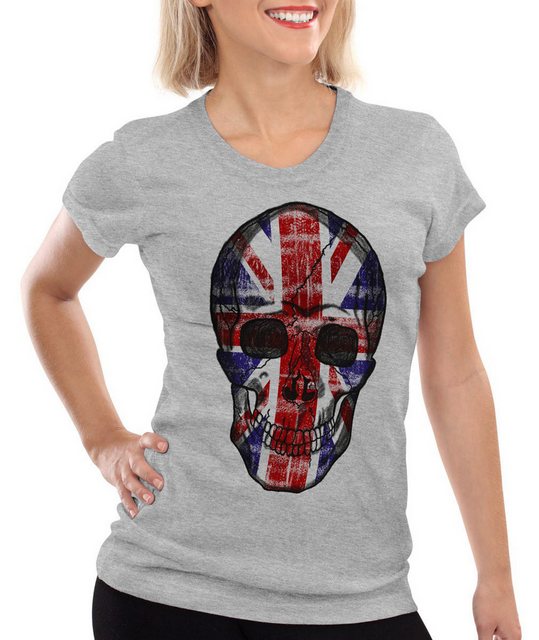 style3 T-Shirt Skull Union Jack England Great Britain United Kingdom Totenk günstig online kaufen