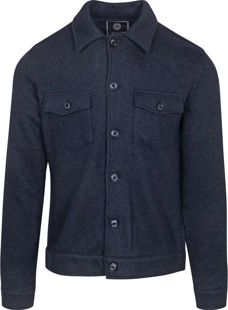 Blue Industry Hemdjacke Milano Navy  - Größe M günstig online kaufen