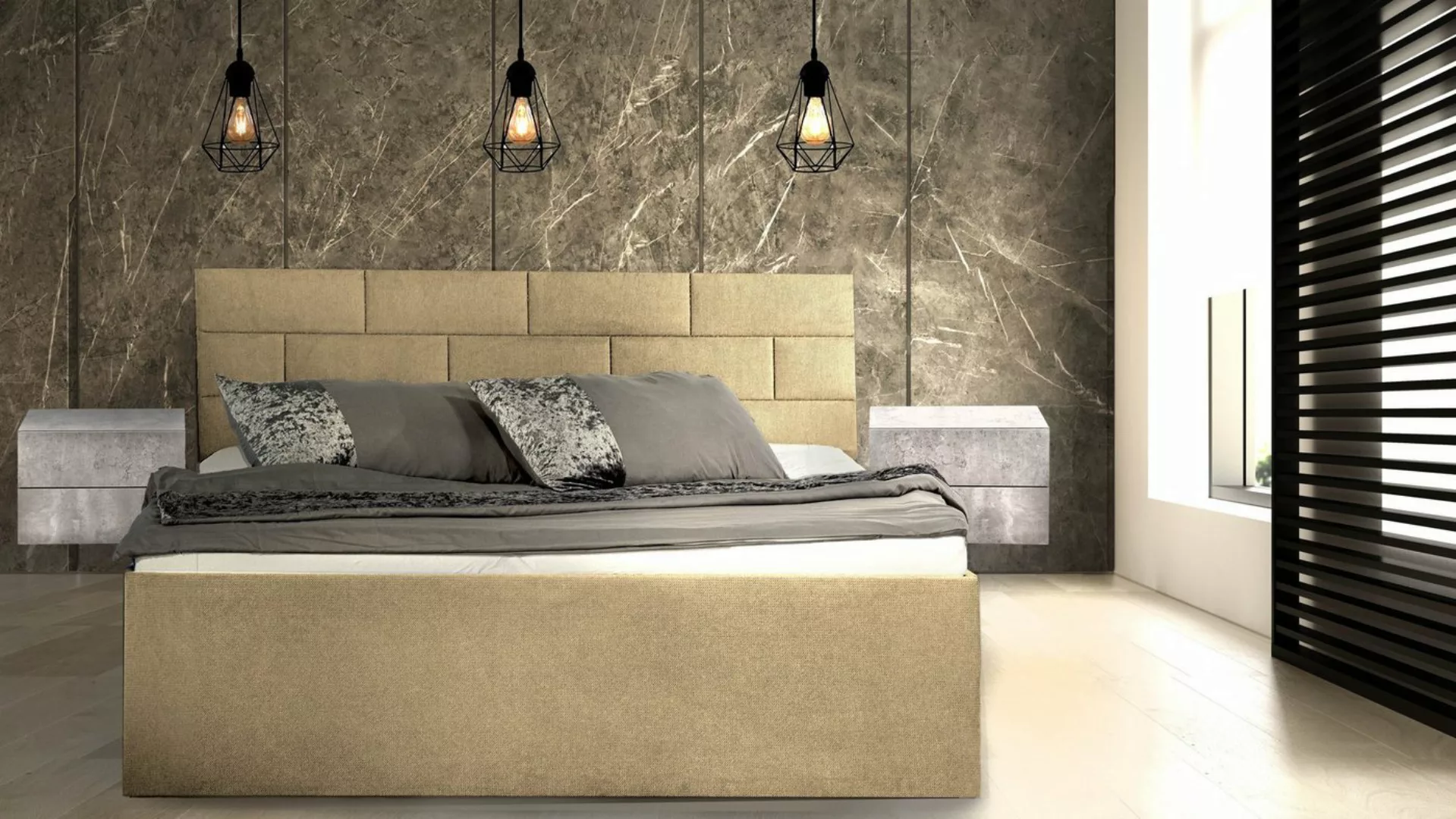 Halmon Schlafkomfort Betten Polsterbett Mars, Ohne Bettkasten, bei der Ausf günstig online kaufen