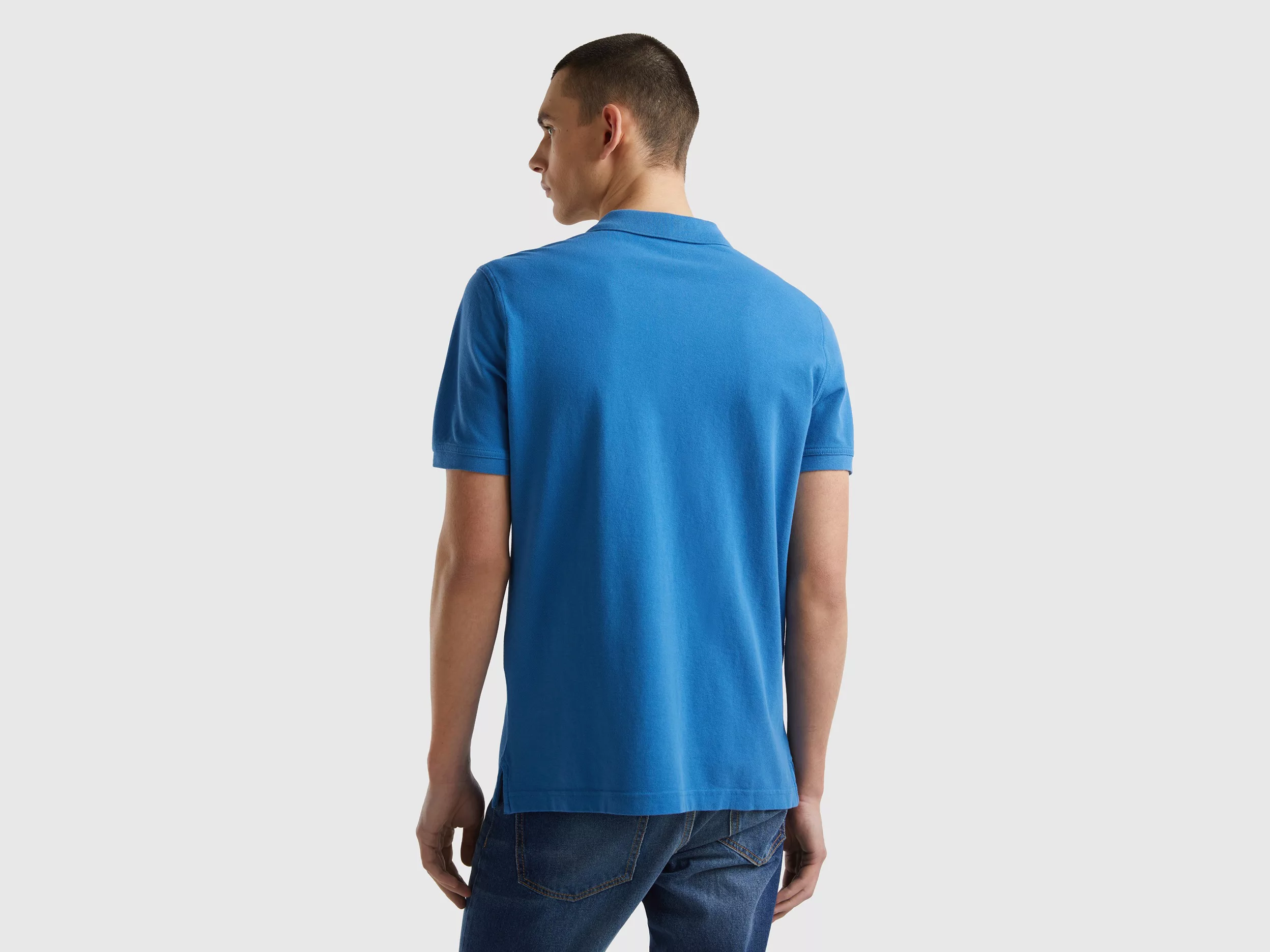 United Colors of Benetton Poloshirt mit Logo in Brusthöhe günstig online kaufen