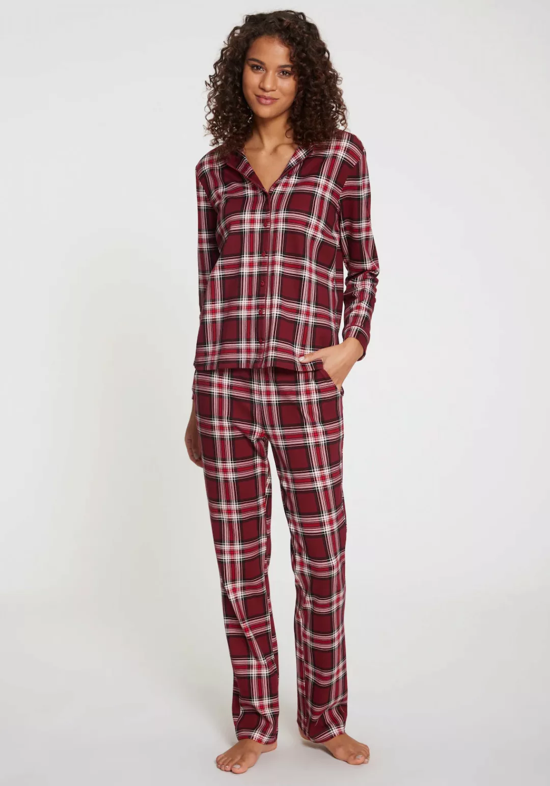 LASCANA Pyjama, mit Schlafmaske günstig online kaufen