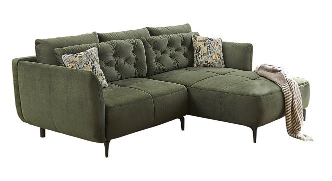 Ecksofa Grün 251 x 187 cm SALO günstig online kaufen