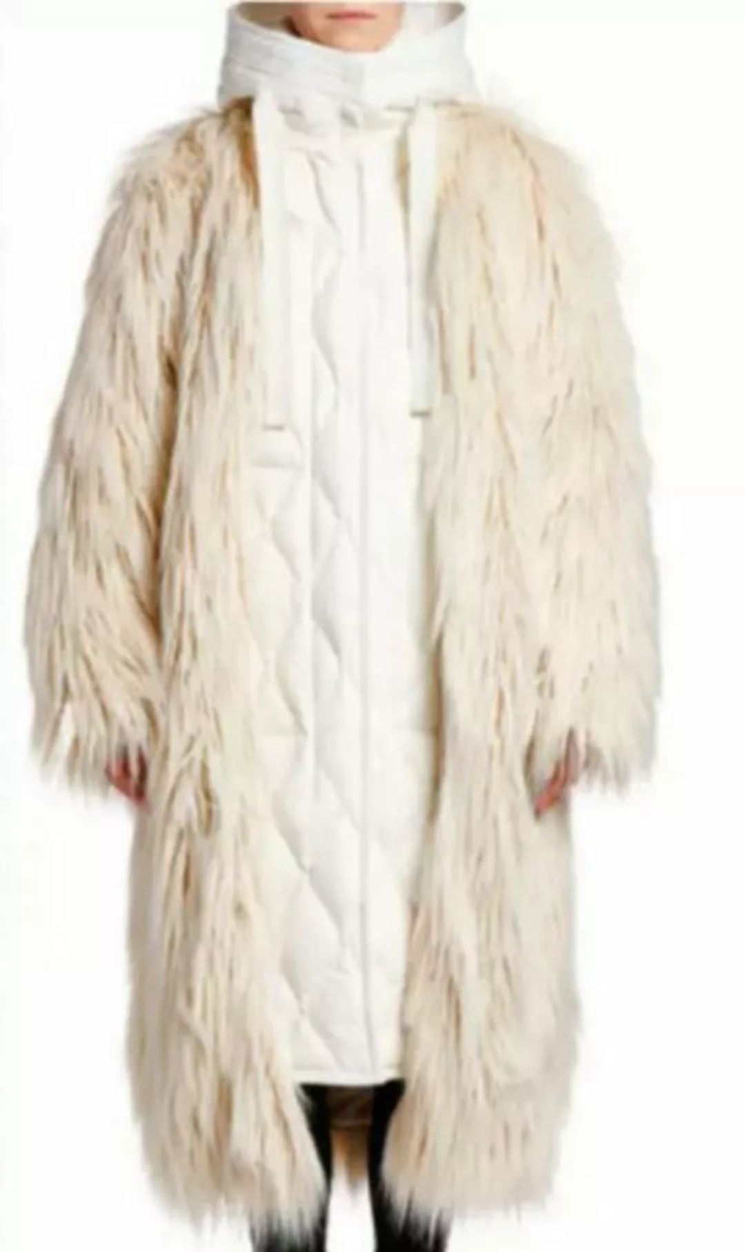 MONCLER 3-in-1-Funktionsmantel Bouregreg Faux Shearling Mantel Parka mit Qu günstig online kaufen