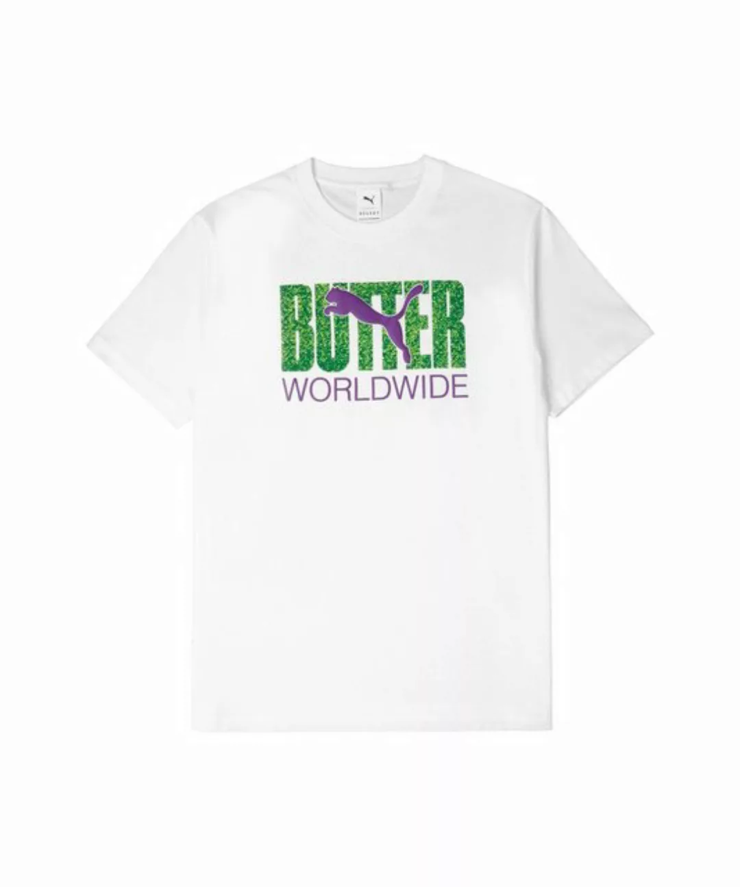 PUMA x BUTTER GOODS T-Shirt mit Grafikprint Für Herren | Mit Aucun | Weiß/G günstig online kaufen