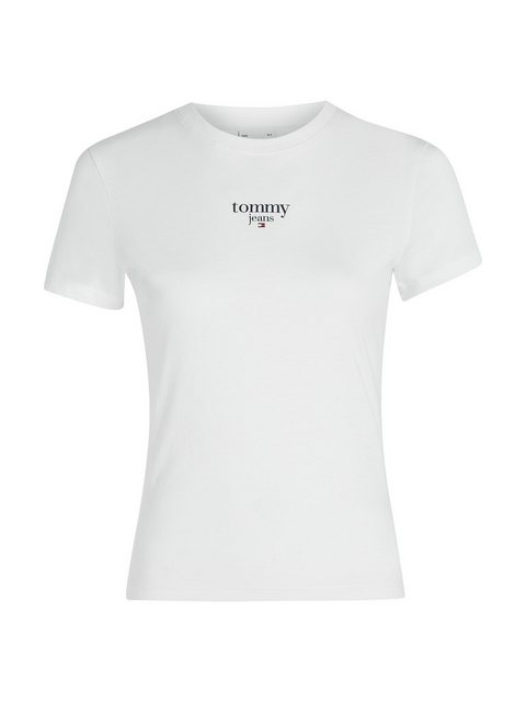 Tommy Jeans Rundhalsshirt TJW SLIM ESSENTIAL LOGO 1 SS EXT mit Tommy Jeans günstig online kaufen