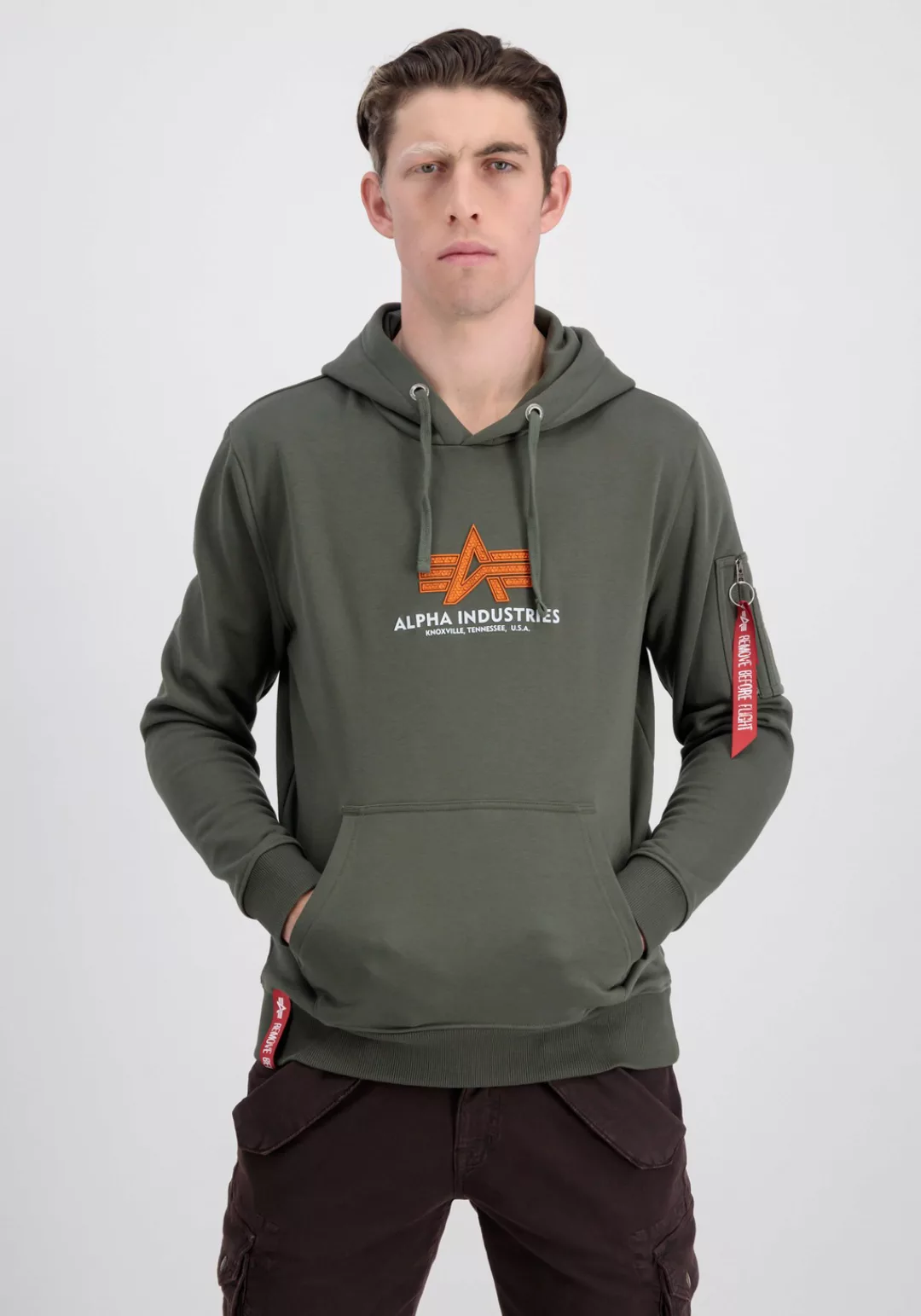 Alpha Industries Hoodie "ALPHA INDUSTRIES Men - Hoodies Basic Hoody Rubber" günstig online kaufen