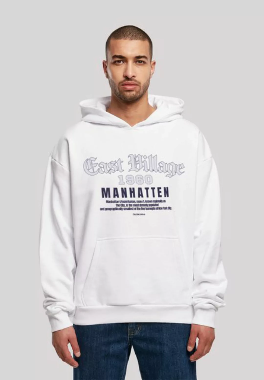 F4NT4STIC Kapuzenpullover East Village Manhatten OVERSIZE HOODIE Print günstig online kaufen