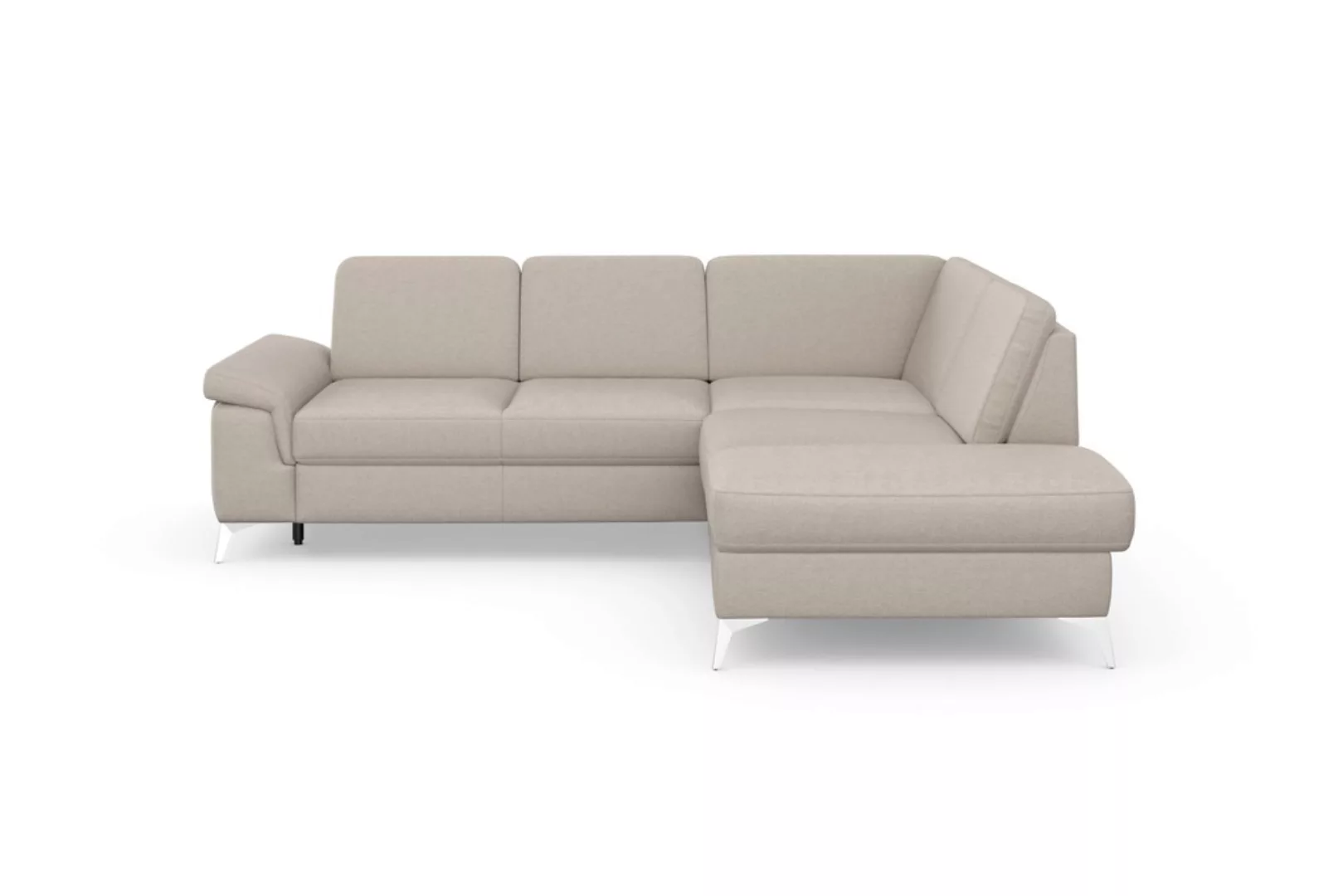 sit&more Ecksofa "Padua L-Form", inklusive Sitztiefenverstellung, Armteilfu günstig online kaufen