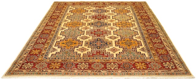 morgenland Orientteppich »Ziegler - Kazak - 246 x 205 cm - beige«, rechteck günstig online kaufen