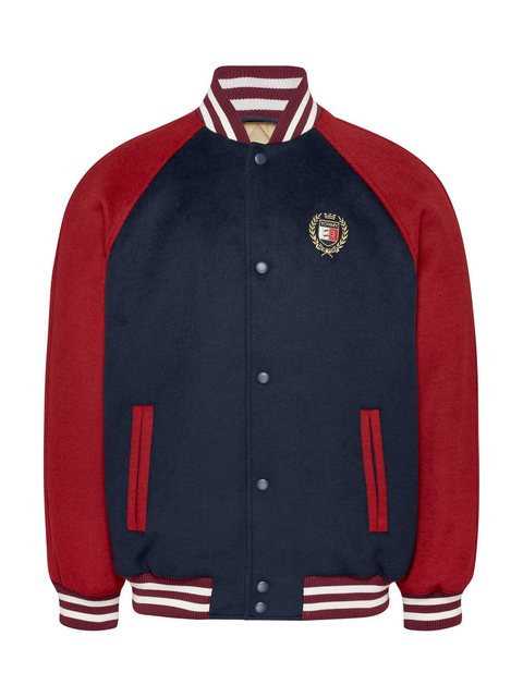 Tommy Jeans Bomberjacke TJM WOOL BLEND CREST BOMBER Color Block-Design, Tom günstig online kaufen