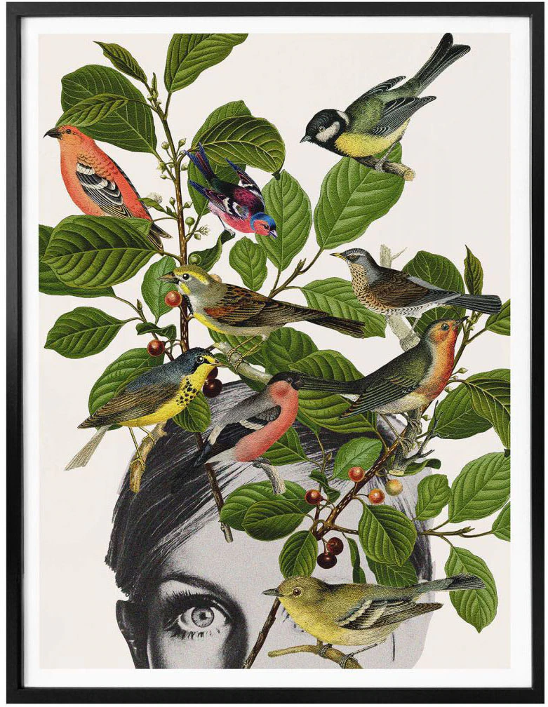 Wall-Art Poster "Twiggy Eye", Schriftzug, (1 St.), Poster ohne Bilderrahmen günstig online kaufen