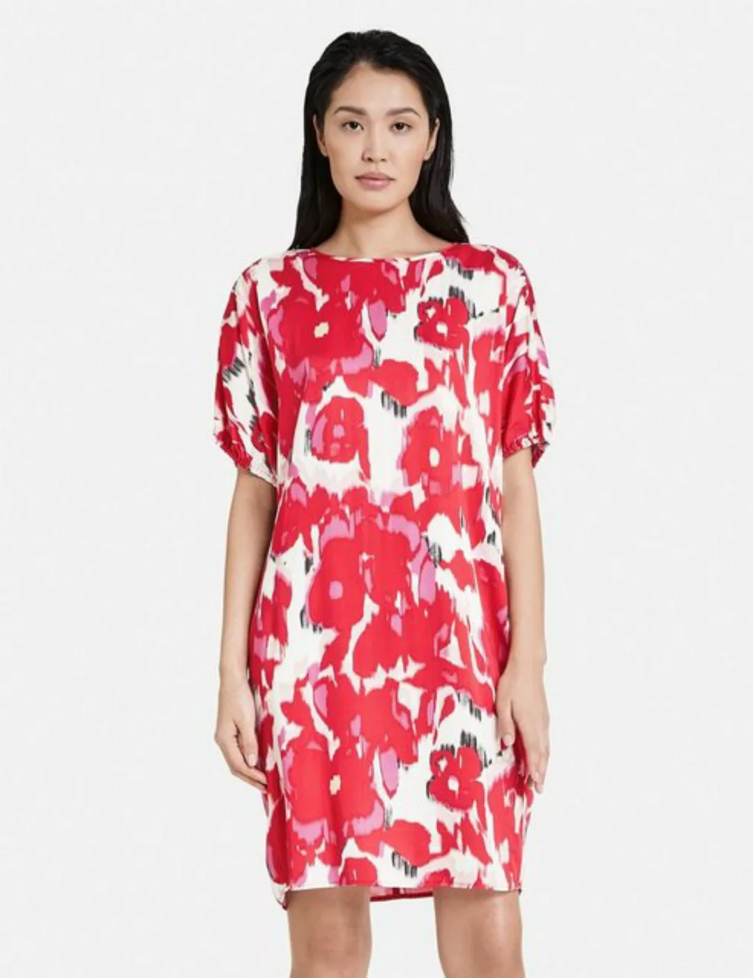 Taifun Minikleid Kleid aus satinierter Viskose günstig online kaufen