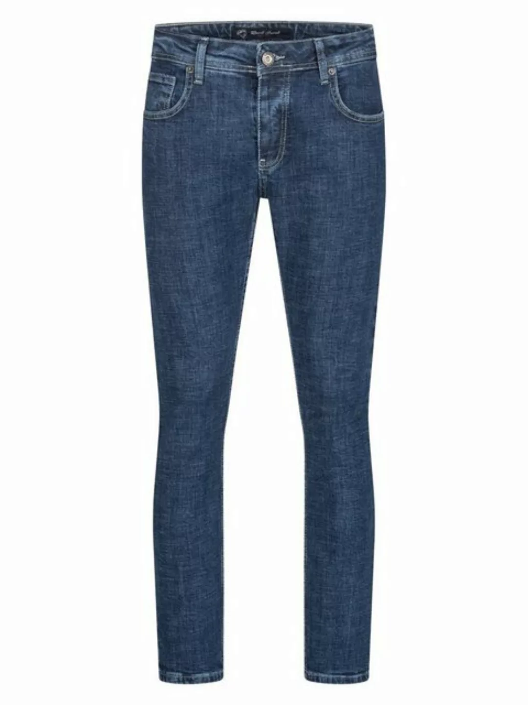 Rock Creek Regular-fit-Jeans Herren Jeans Stonewashed Blau RC-2407 günstig online kaufen