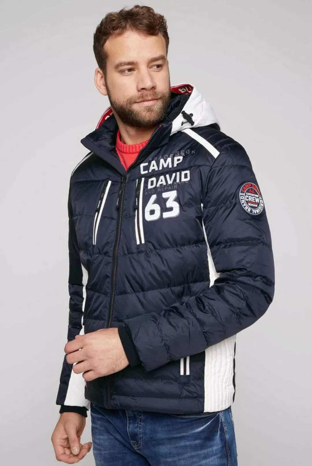 CAMP DAVID Winterjacke, mit Kapuze, mit abtrennbarer Kapuze günstig online kaufen