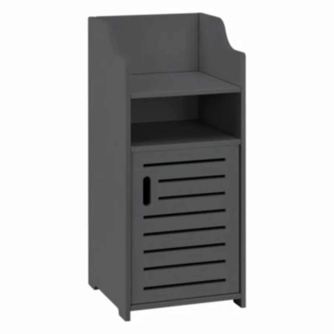 en.casa Badezimmerschrank Skara 72x32x32cm Midischrank WPC Badkommode mit A günstig online kaufen