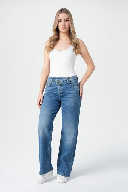 Miracle of Denim 5-Pocket-Jeans Nubia Wide Leg (1-tlg) günstig online kaufen