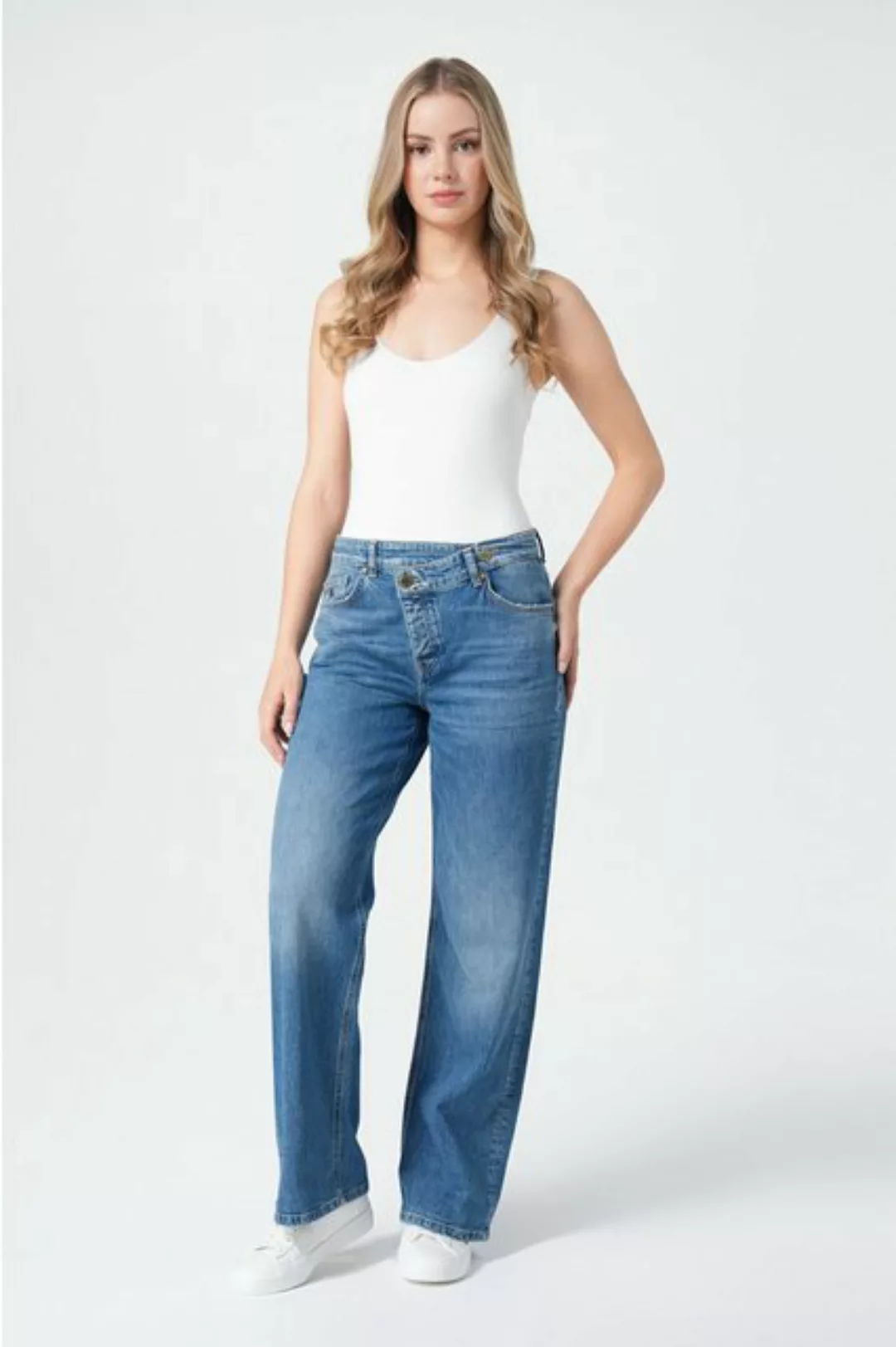 Miracle of Denim 5-Pocket-Jeans Nubia Wide Leg (1-tlg) günstig online kaufen