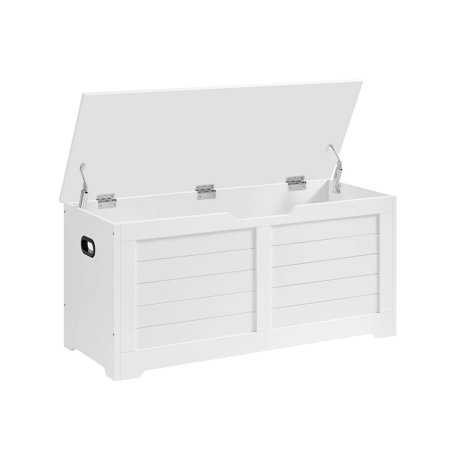 Vasagle Sitzbank mit Stauraum 40 cm x 100 cm x 46 cm Weiß günstig online kaufen