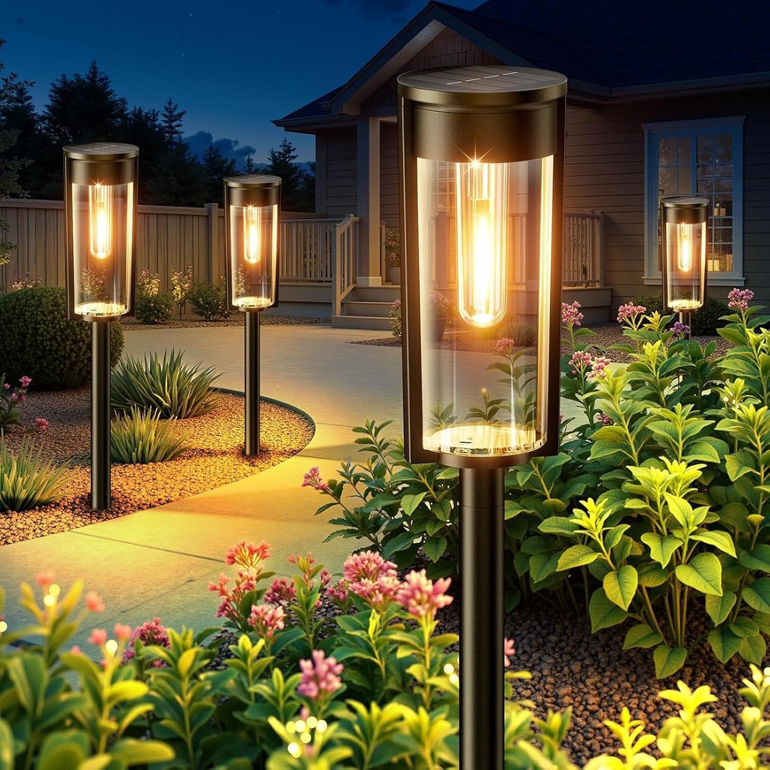 BlingBin LED Solarleuchte 4/8 Stück Solarleuchten günstig online kaufen