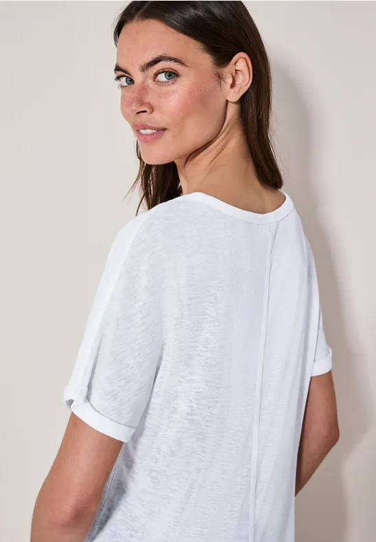 Cecil Print-Shirt, im angenehmen Materialmix günstig online kaufen