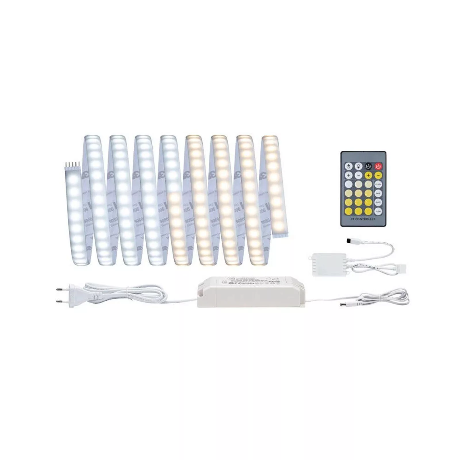 Paulmann LED-Strip Tunable MaxLED 1000 Basisset IP44 32W 1020lm 60V Weiß günstig online kaufen