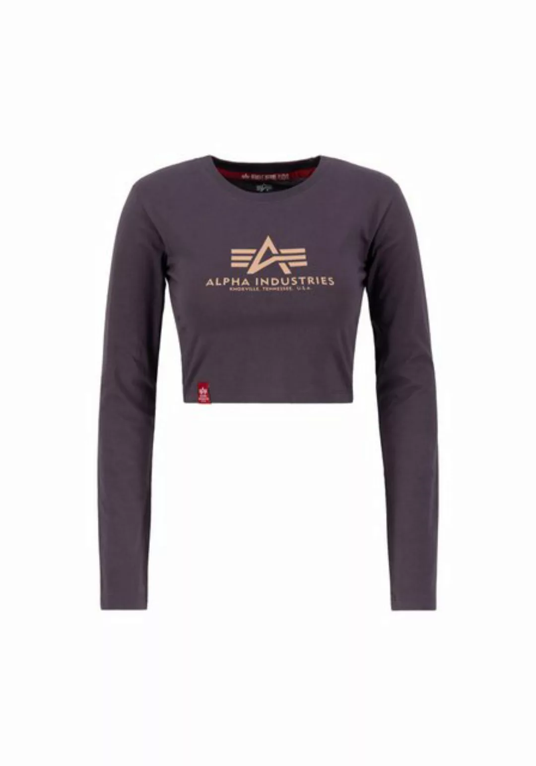 Alpha Industries Sweater Alpha Industries Women - Longsleeves Basic Cropped günstig online kaufen