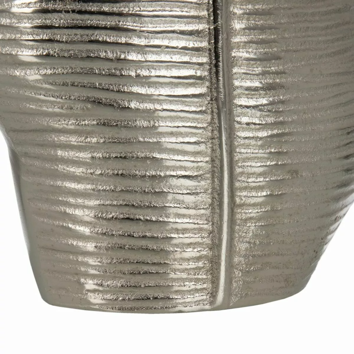 Vase Metall Silber 17 X 9 X 44 Cm günstig online kaufen