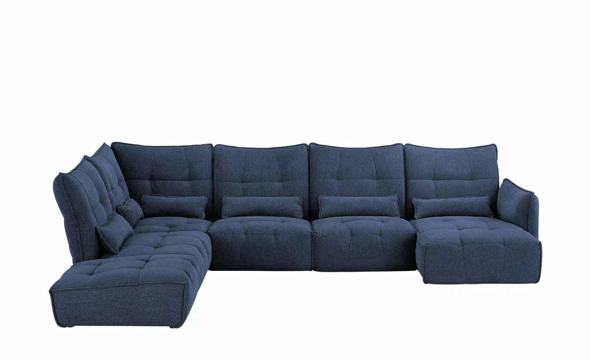 Wohnlandschaft  Jeaneva ¦ blau ¦ Maße (cm): B: 275 H: 101 T: 428.0 Polsterm günstig online kaufen