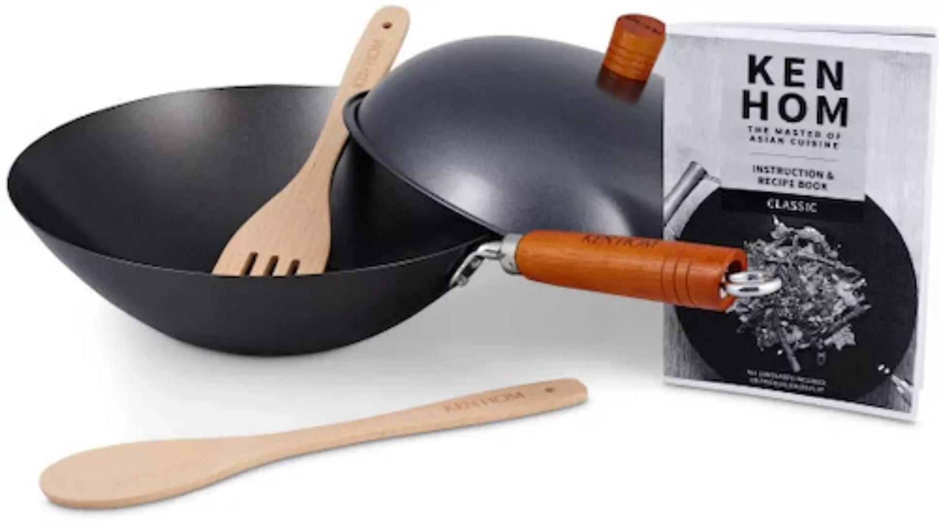 KEN HOM Wok »Classic«, Stahl, (Set, 5 tlg.) günstig online kaufen