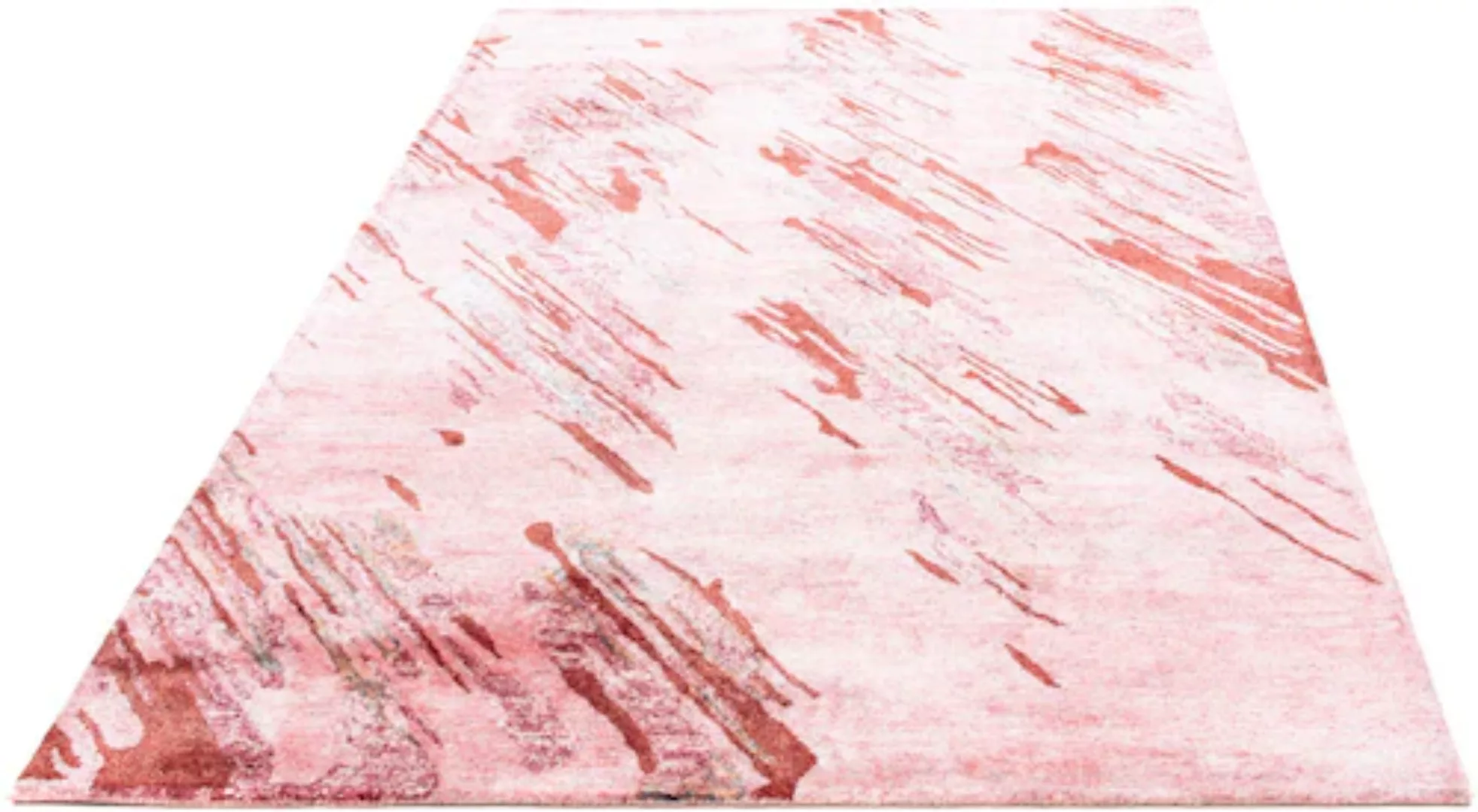 morgenland Designteppich »Designer Abstrakt Rosa 200 x 140 cm«, rechteckig, günstig online kaufen