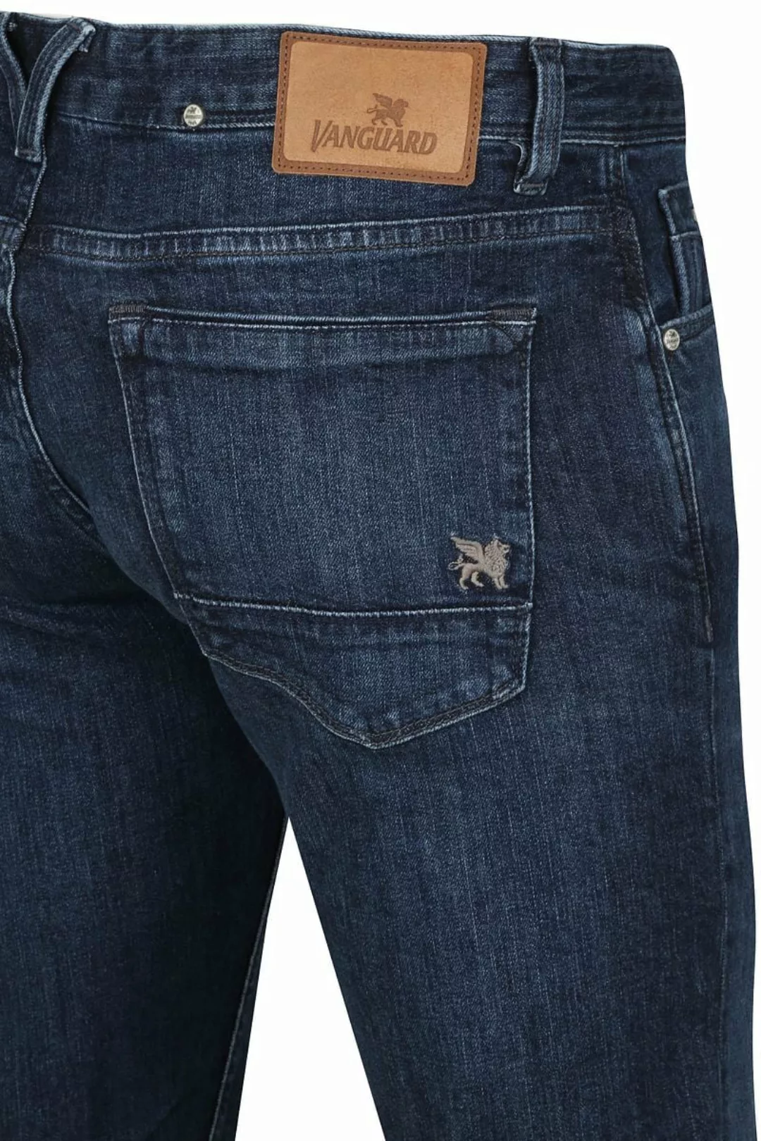 Vanguard Jeans V7 Rider Steel Washed Blau - Größe W 40 - L 34 günstig online kaufen