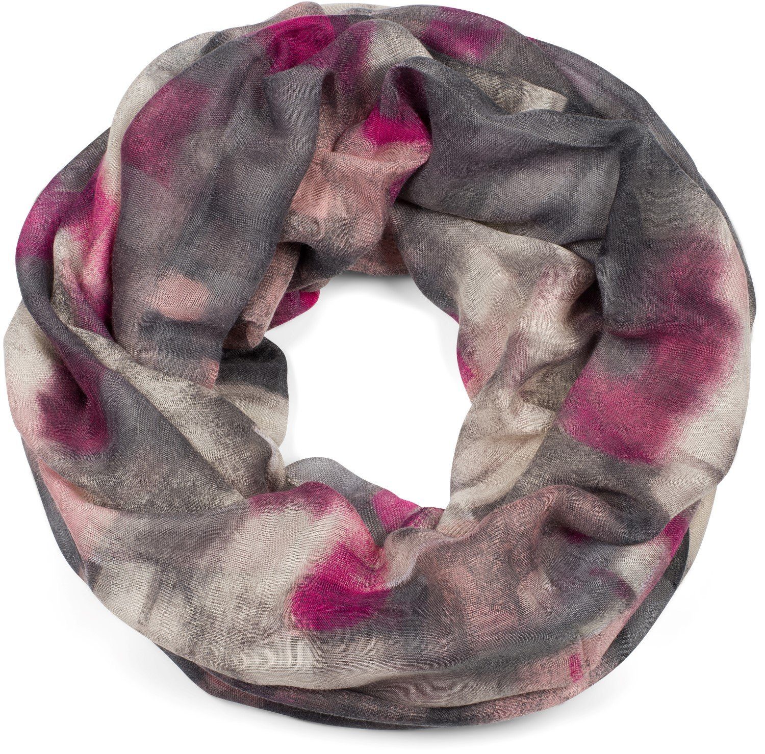 styleBREAKER Loop Loop Schal mit buntem günstig online kaufen