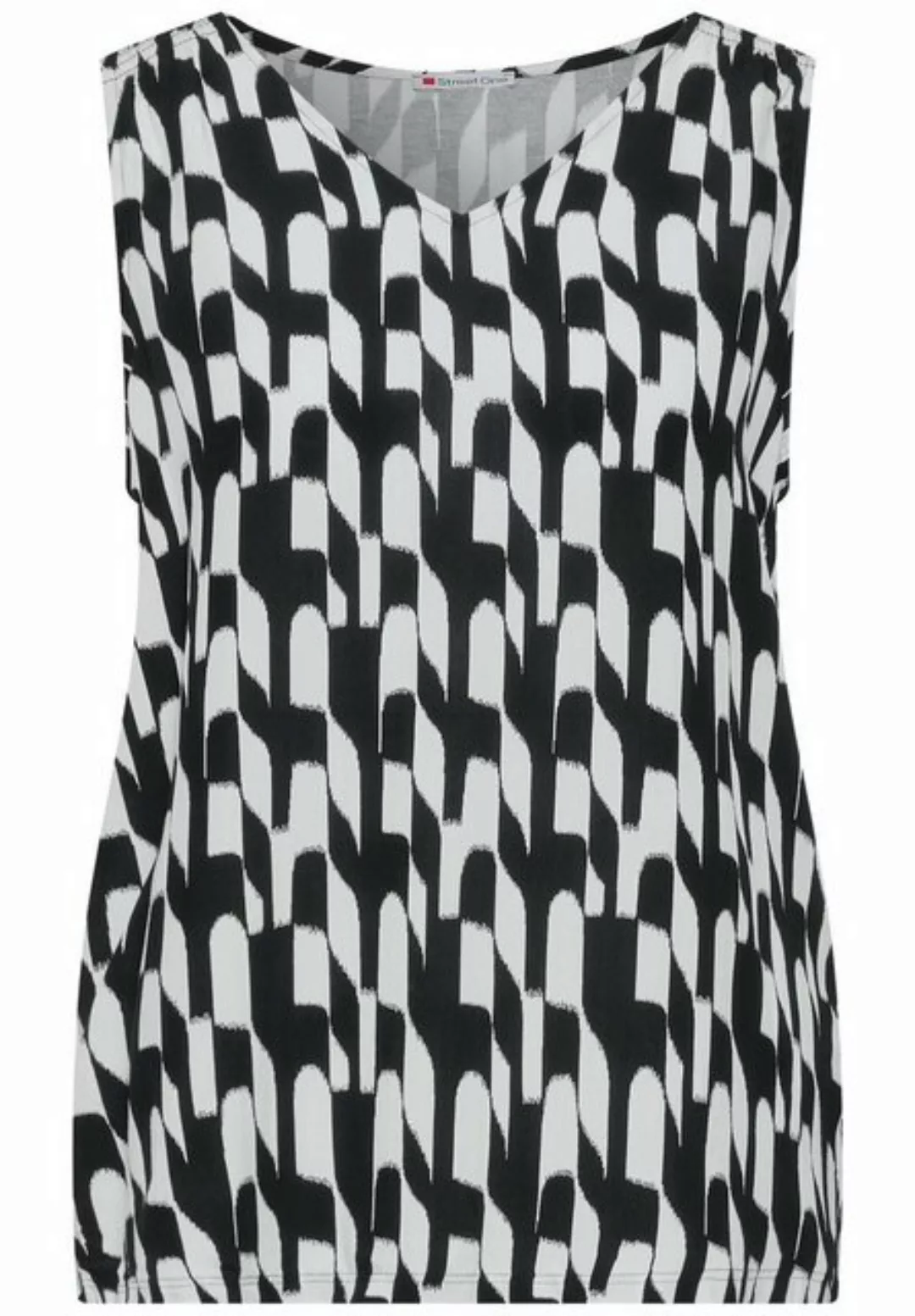 STREET ONE T-Shirt printed top w.smock shoulder günstig online kaufen