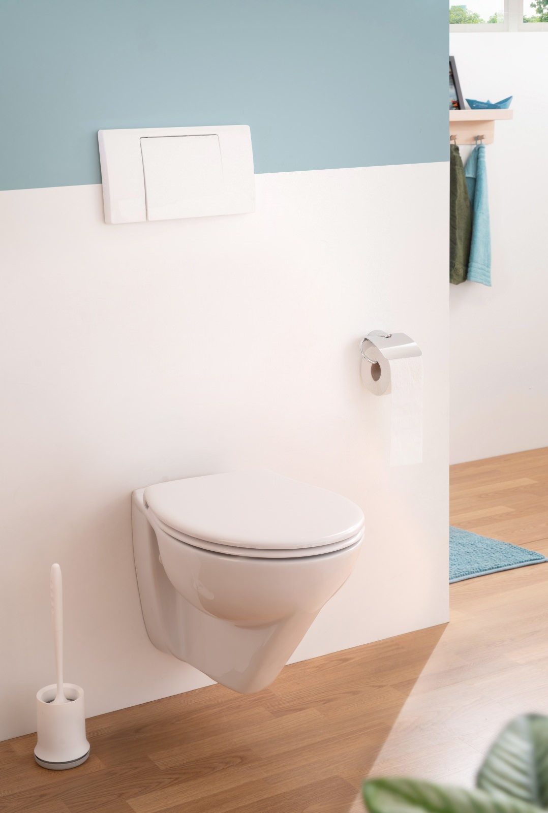 Calmwaters Tiefspül-WC, Wand WC, spülrandlos, 6 günstig online kaufen