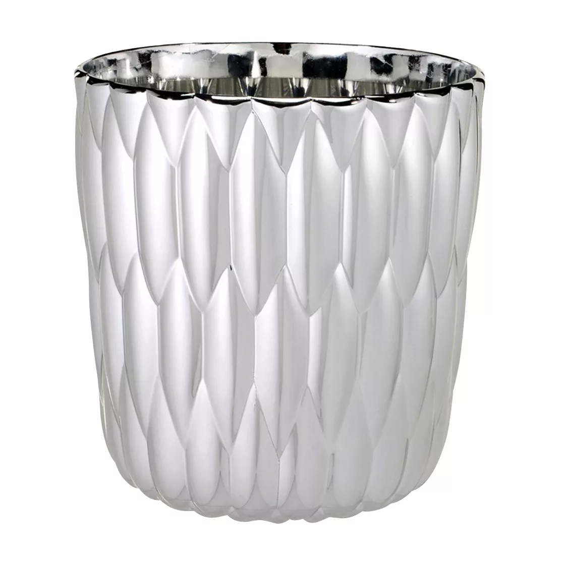 Kartell - Jelly Metallic Vase - chrom/Ø23.5cm/H 25cm günstig online kaufen