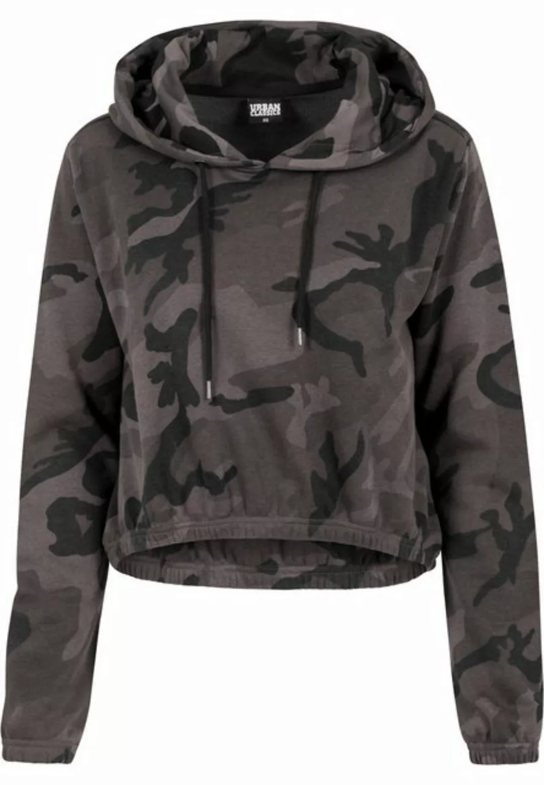 URBAN CLASSICS Rundhalspullover Urban Classics Damen Ladies Camo Cropped Ho günstig online kaufen