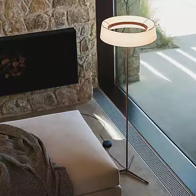 Vibia Dama Stehleuchte LED, beige günstig online kaufen