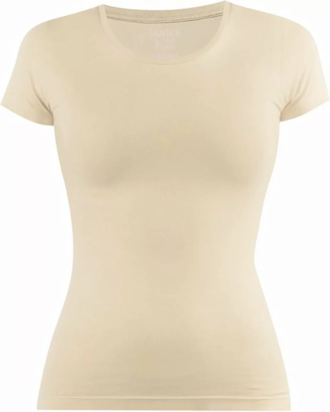 Janice Kurzarmshirt Damen T-Shirt Nysa Figurbetontes Shirt aus Baumwolle günstig online kaufen