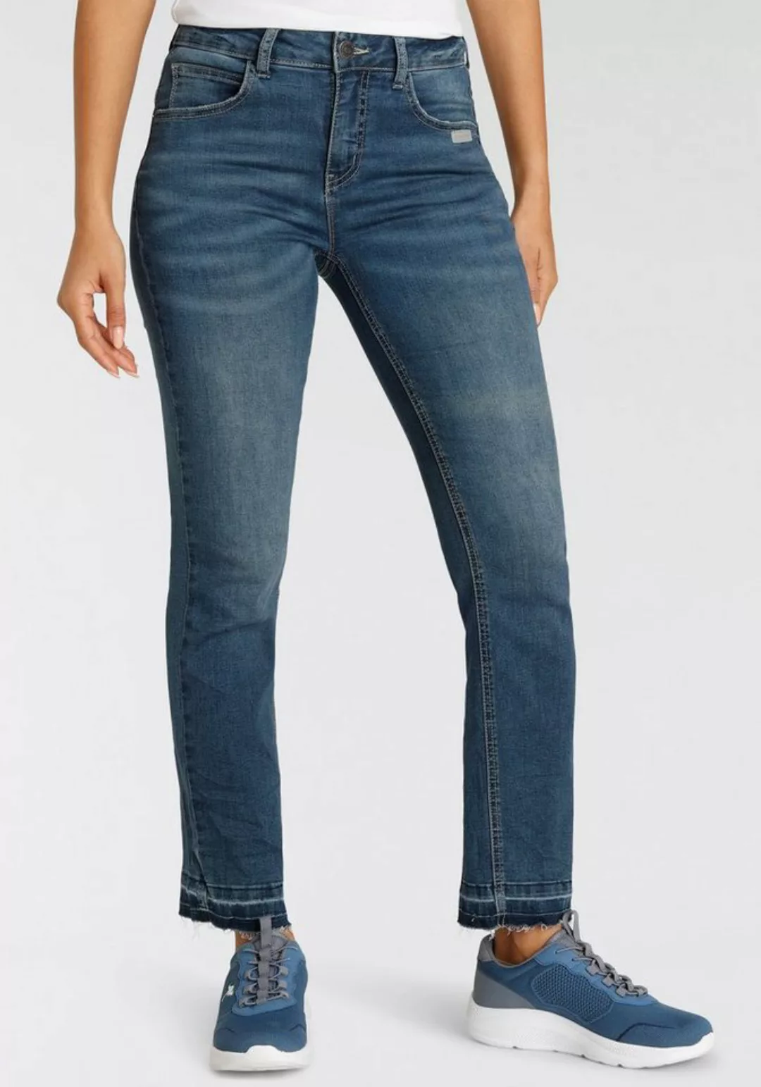 KangaROOS 7/8-Jeans CULOTTE-JEANS mit ausgefranstem Saum - NEUE KOLLEKTION günstig online kaufen