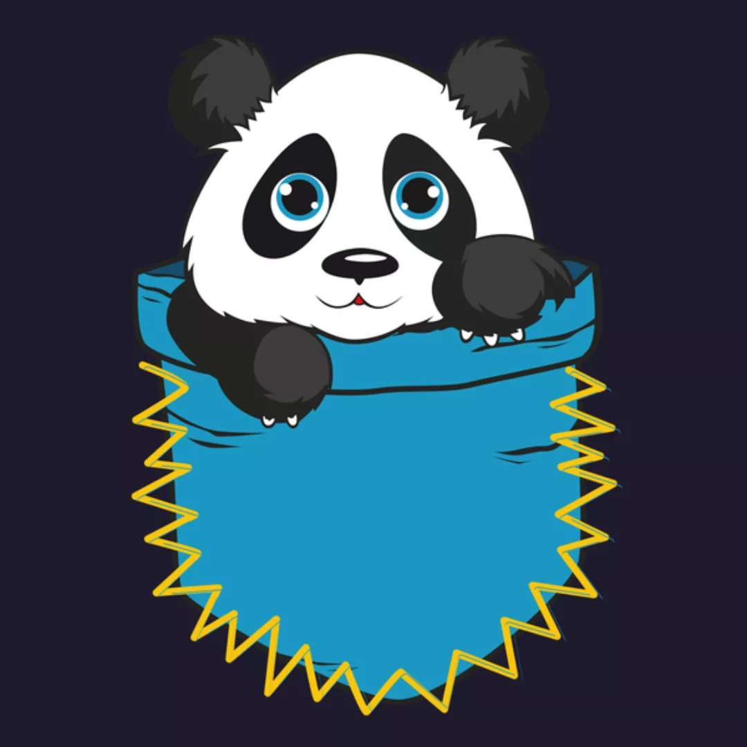 Pocket Panda - Männerhoodie Aus Bio-baumwolle günstig online kaufen