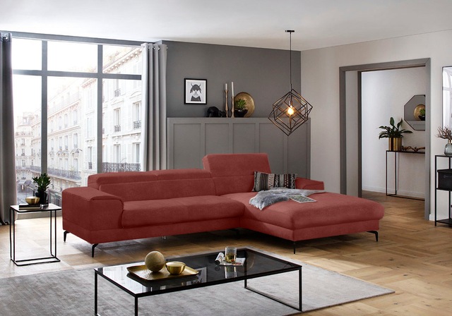 W.SCHILLIG Ecksofa "piedroo, Designsofa mit tollem Sitzkomfort, L-Form", Ko günstig online kaufen