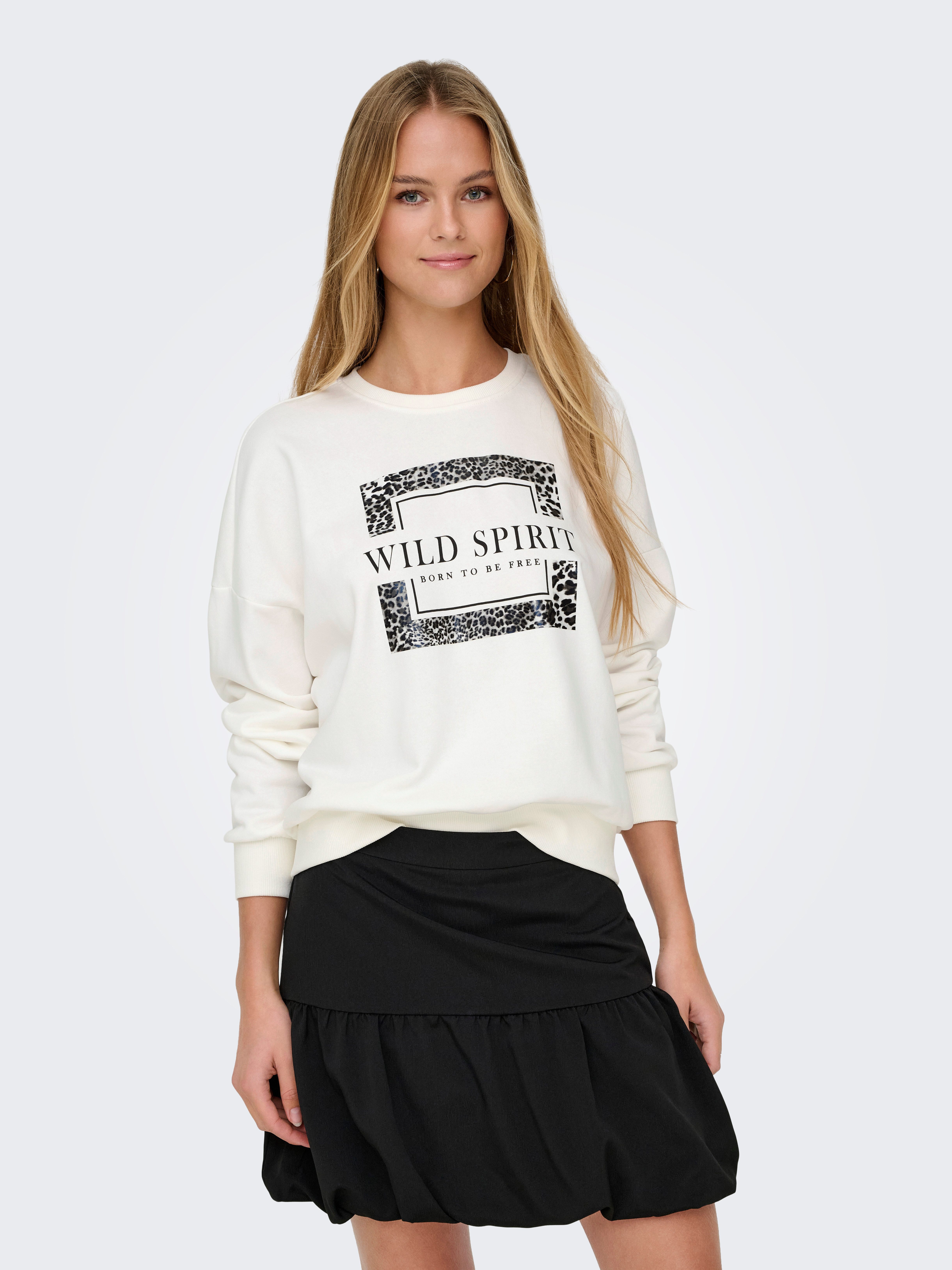 ONLY Sweatshirt ONLRUNA L/S O-NECK BOX günstig online kaufen