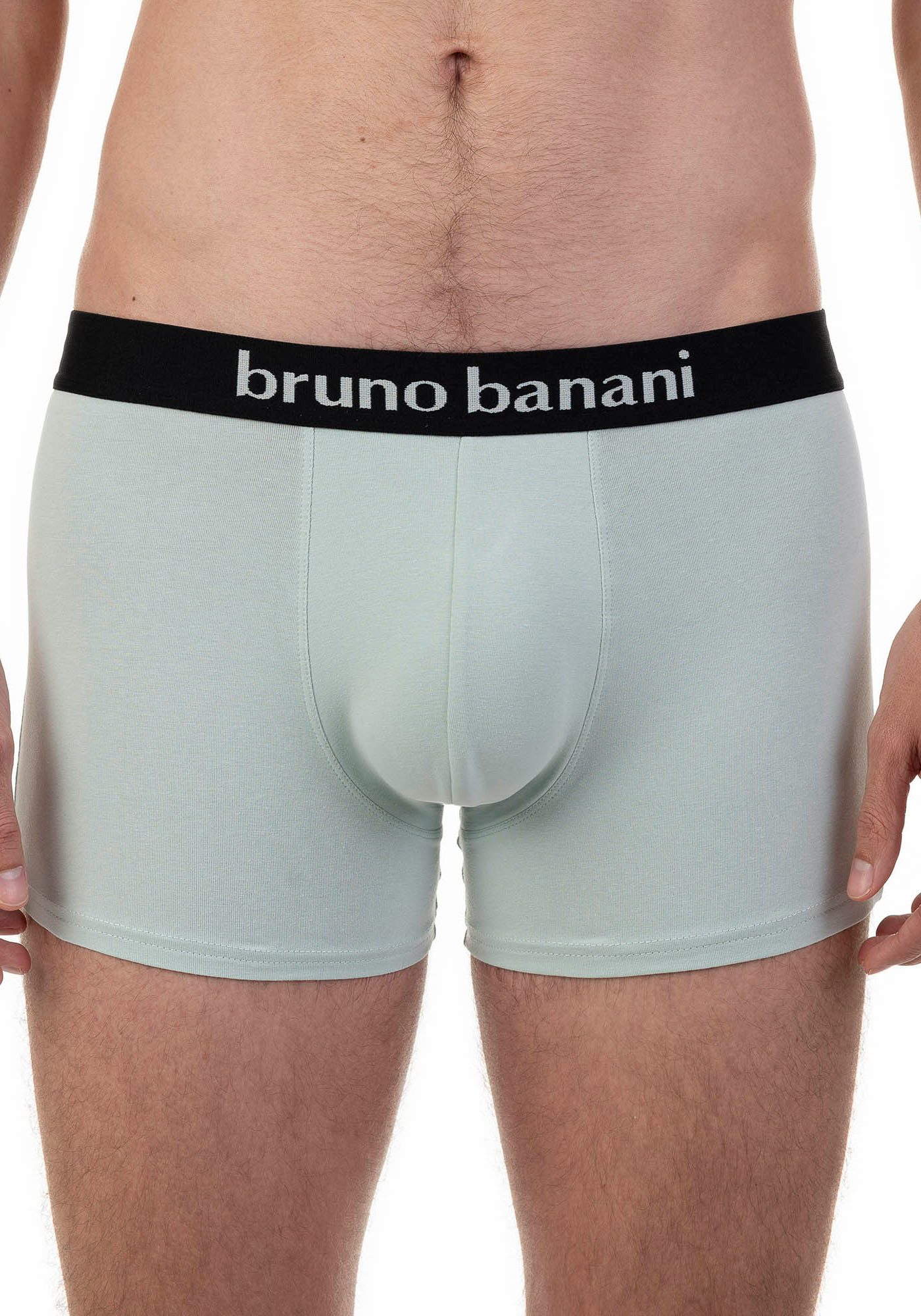 Bruno Banani Boxer "Flowing", (2er Pack), mit kontrastreichem Logobund günstig online kaufen