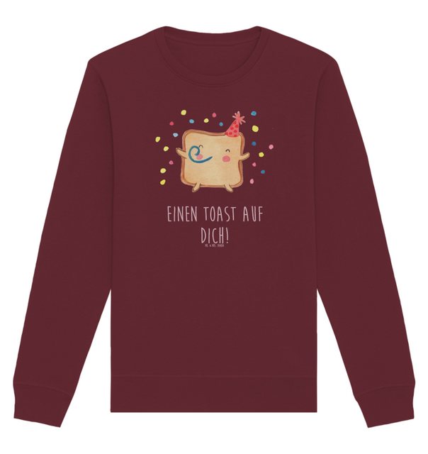 Mr. & Mrs. Panda Longpullover Größe XL Toast Party - Burgundy - Geschenk, E günstig online kaufen