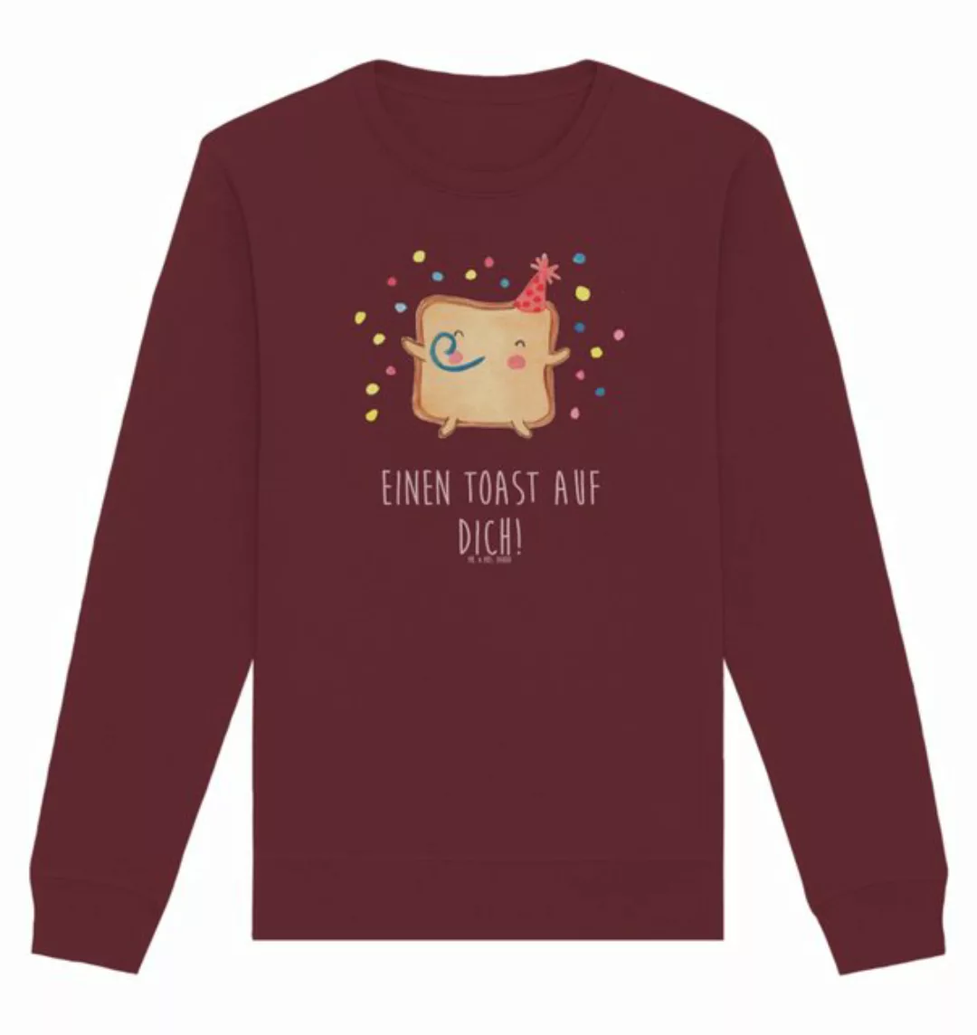 Mr. & Mrs. Panda Longpullover Toast Party Größe M - Burgundy - Geschenk, Ja günstig online kaufen