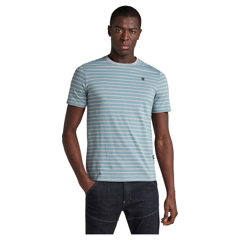 G-star Korpaz Stripe Gr Slim Kurzarm Rundhalsausschnitt T-shirt S Light Bri günstig online kaufen