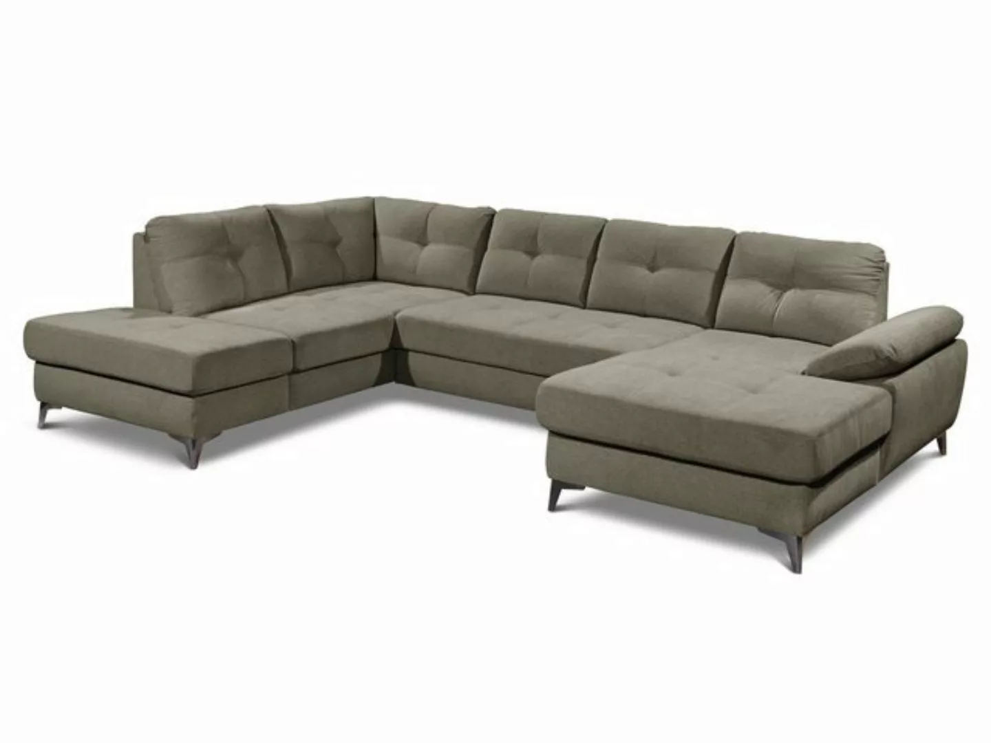 HARPER Polsterecke Polsterecke HARPER BILBAO U-F 218x170 cm grün Ecksofa Wo günstig online kaufen